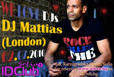 DJ Mattias за първи път на БГ сцена