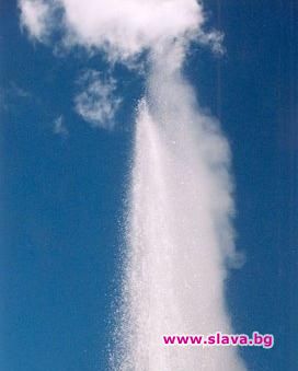 Гейзер в центъра на София 