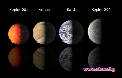 НАСА откри две планети, сравними със Земята