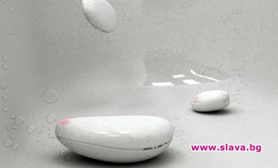 Специални камъни топлят водата във ваната