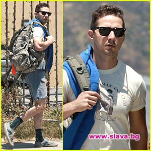Shia LaBeouf с нова прическа и остригана брада - Вижте снимки!