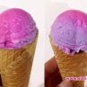 Сладолед си мени цвета при докосване с устни   