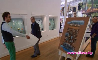 Шегаджии пробутаха евтина картина от ИКЕА в арт галерия