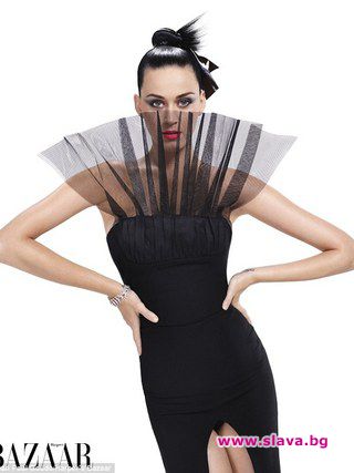 Кейти Пери като поп арт версия на Елизабет Тейлър