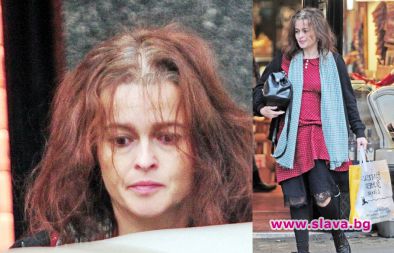 Хелена Бонам Картър изглежда потресаващо