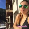 Дивна по бански в студа