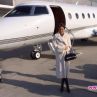 Гуркова с частен самолет