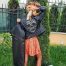 Гонзовица се изложи с дрехи менте