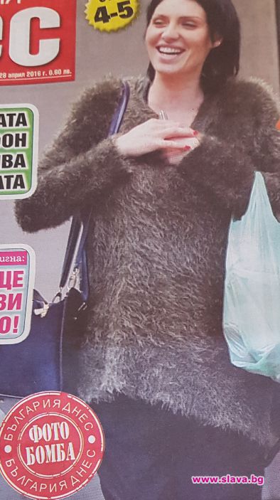 Черната Златка показа наедряло коремче