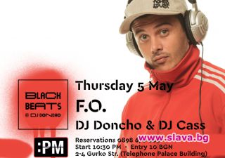 Рапърът F.O. специален гост на Black Beats by DJ Doncho