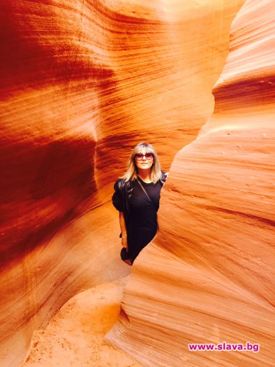 Ева Борисова се спусна в Гранд каньон