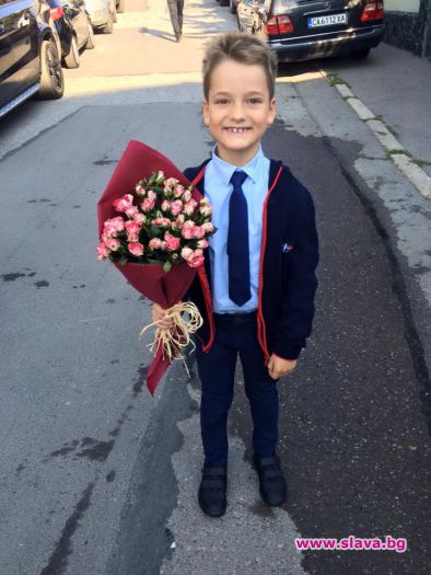 Радан се разплака на първия учебен ден на сина си