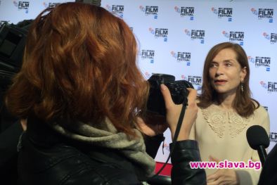 Изабел Юпер пред камерата на Като на кино