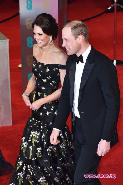 Кейт Мидълтън на наградите BAFTA 2017