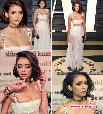 Вижте Нина Добрев на партито след Оскарите