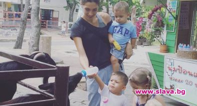 Ромина и Дарко си подариха фантастична ваканция с трите си деца