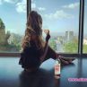 НиЛо с руси екстеншъни: Любовта е розе