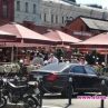 Президентът и съпругата му на кафе в центъра на Москва