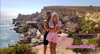 Джулиана Гани на екзотична почивка в Малта