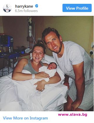 Хари Кейн стана татко за втори път