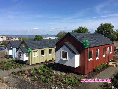 Верига кафенета построи село за бездомните в Шотландия