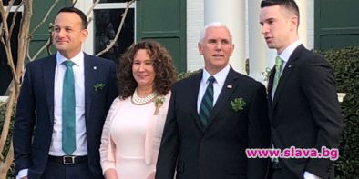 Ирландският премиер с приятеля си на закуска с Майк Пенс