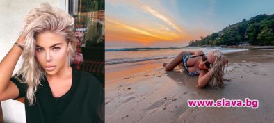 Андреа без грим, но с Photoshop