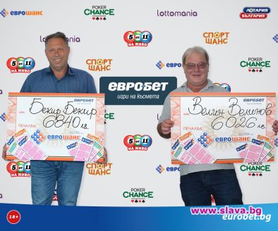 Двама играчи с безупречни прогнози в Еврошанс