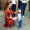 Гери Малкоданска кръсти сина си