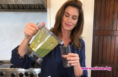 Зелено смути по рецепта на Синди Крауфорд