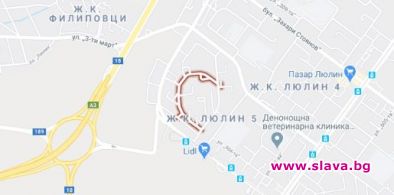 Ул. Мичман Светогорски като неправилна подкова до Околовръстното