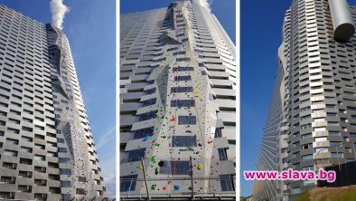  Построихме най-високата катерачна стена в света