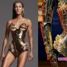 Селин Дион на 52 и в златото на Mugler