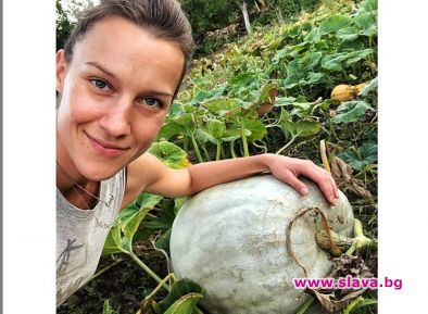Дария Симеонова отгледа тиква гигант