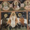 Христос в космически кораб лети над лековит извор