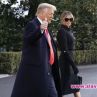 Мелания Тръмп напусна в черно Белия дом
