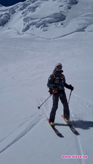 Петюро кара ски под Монблан (ВИДЕО)