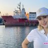 Мария Бакалова е кръстницата на първия български военен научноизследователски кораб