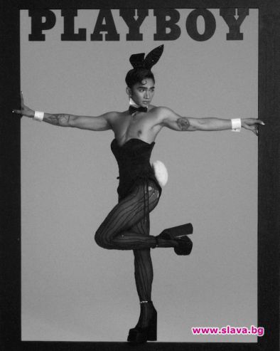 За първи път мъж е зайчето на Плейбой