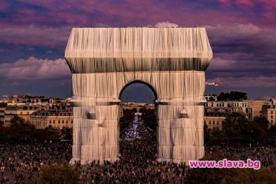 6 млн. души специално посетиха опакованата Триумфална арка, 685 млн. са я гледали медийно