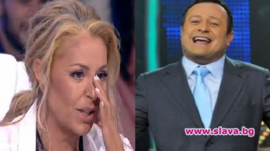 Хилда се налива  с водка, скришом от камерите в 