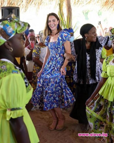 Кейт и Уилям танцуват на фестивал в Белиз