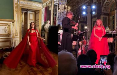 Соня Йончева благодари за концерта си във Версай