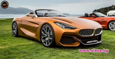 Концептуалният роудстър на BMW Z4 бе показан в Пебъл Бийч