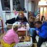 Мария Бакалова играе шах с дъщерята на Вергов