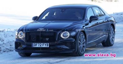 Bentley Flying Spur заснет да тества V8 PHEV двигател от Porsche