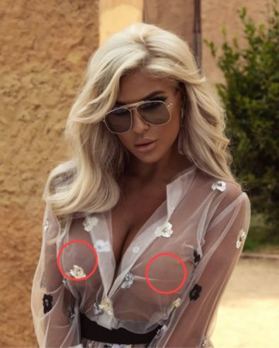 Къде са й зърната? Андреа с нова доза Фотошоп