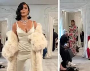 Ким Кардашиян дефилира на последното шоу на Демна за Balenciaga в Париж