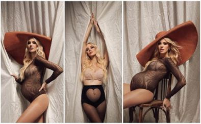 Критики и липсващ татко: Натали Трифонова в центъра на внимание с бременна фотосесия