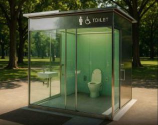 Хитови прозрачни WC в Япония